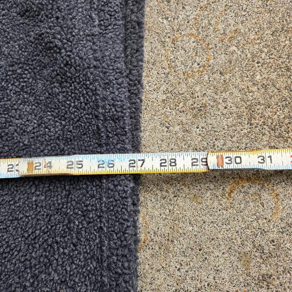 Vtg Y2k OLD NAVY Colorblock Stripe Deep Pile Fleece 1/4 Zip Sweatshirt Med - Picture 6 of 6